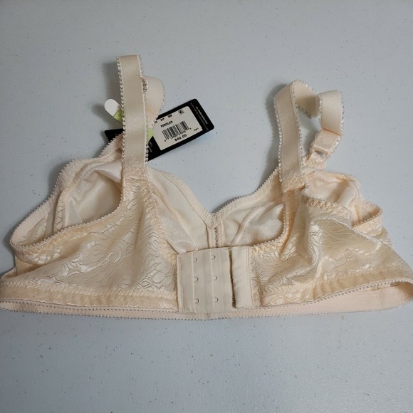 Bali Double Support® Lace Wirefree Bra DF3372 peach color New  38B Sku bx A - Picture 5 of 5